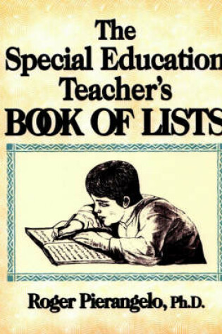 Cover of Special Education Teachers Book of Lists