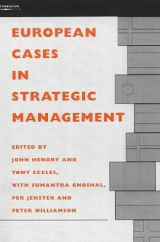 Cover of European Cases in Strategic Management