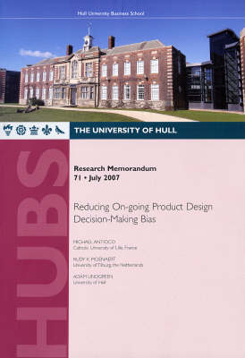 Cover of Reducing On-going Product Design Decision-making Bias