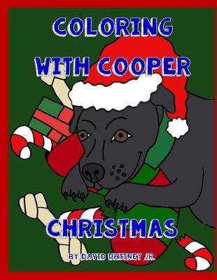 Book cover for Coloring with Cooper Christmas