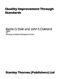 Book cover for Quality Improvement Through Standards