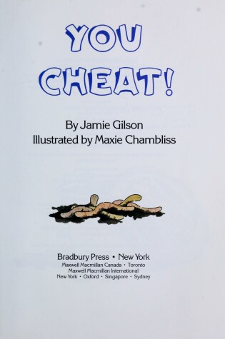 Cover of You Cheat!