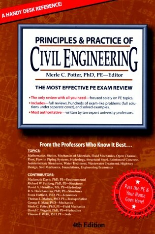 Cover of Principles and Practice of Civil Engineering Review