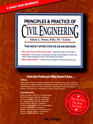 Book cover for Principles and Practice of Civil Engineering Review