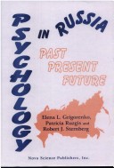 Book cover for Psychology in Russia