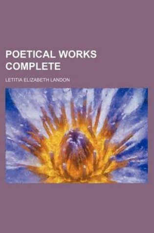 Cover of Poetical Works Complete