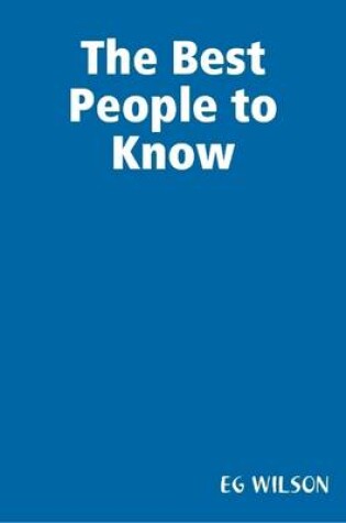 Cover of The Best People to Know