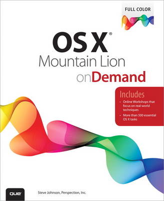 Book cover for OS X Mountain Lion on Demand