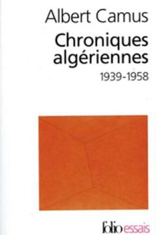 Cover of Actuelles. Chroniques algeriennes