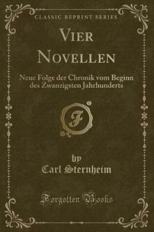 Cover of Vier Novellen