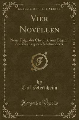 Book cover for Vier Novellen