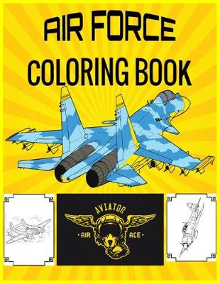 Book cover for Air Force Coloring Book