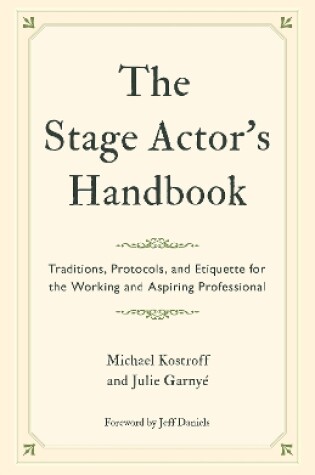 Cover of The Stage Actor's Handbook