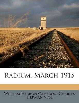 Book cover for Radium, March 1915