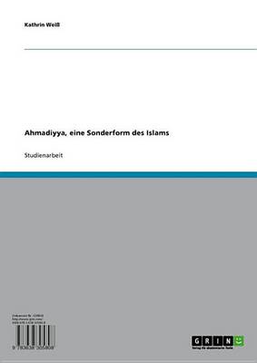 Book cover for Ahmadiyya, Eine Sonderform Des Islams