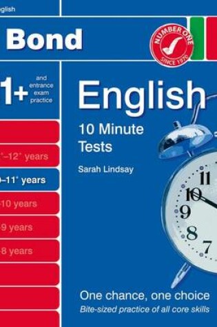 Cover of Bond 10 Minute Tests English: 10-11 Years