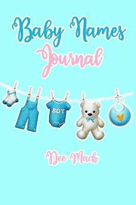 Book cover for Baby Names Journal