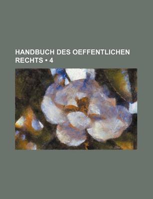 Book cover for Handbuch Des Oeffentlichen Rechts (4)