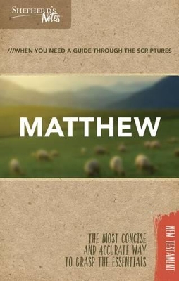 Book cover for Shepherd's Notes: Matthew