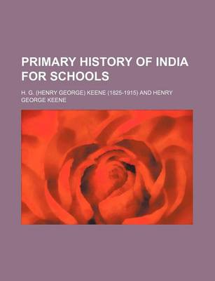 Book cover for Primary History of India for Schools