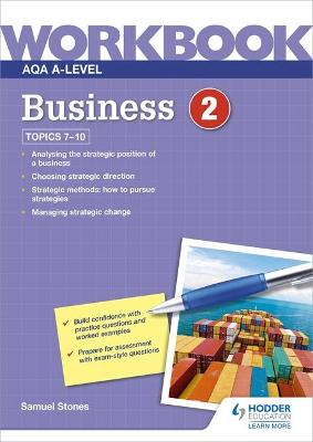 Book cover for AQA A-Level Business Workbook 2