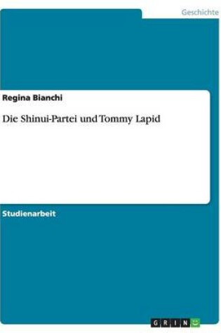 Cover of Die Shinui-Partei und Tommy Lapid