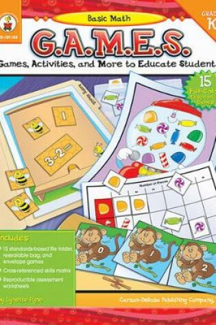 Cover of Basic Math G.A.M.E.S., Grade K