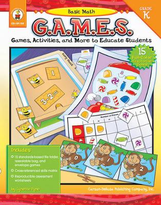 Book cover for Basic Math G.A.M.E.S., Grade K