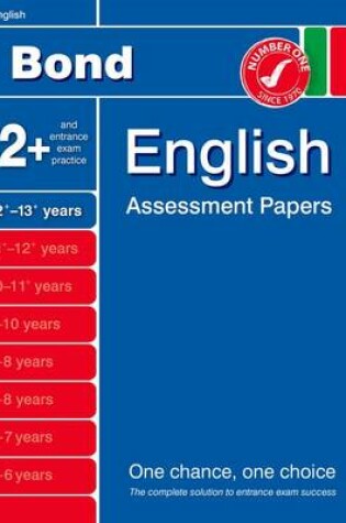 Cover of Bond English Assessment Papers 12+-13+ Years