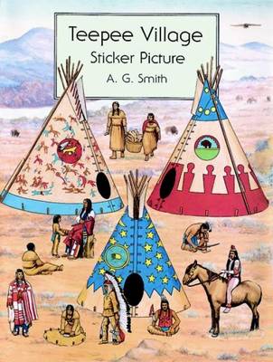 Book cover for Teepee Village Sticker Picture