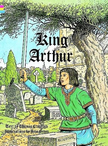 Book cover for King Arthur's Colouring Book