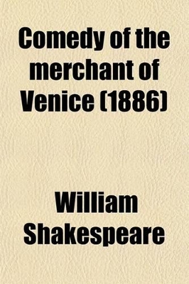 Book cover for Comedy of the Merchant of Venice (1886)