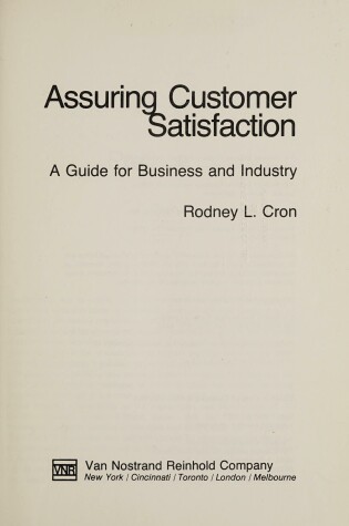 Cover of Assuring Customer Satisfaction