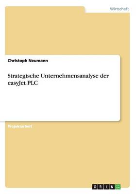 Book cover for Strategische Unternehmensanalyse der easyJet PLC