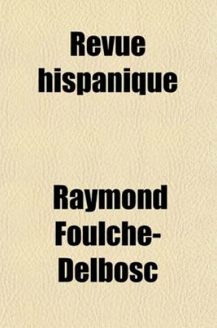 Cover of Revue Hispanique