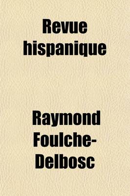 Book cover for Revue Hispanique