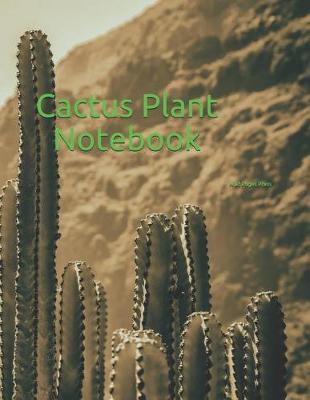 Book cover for Cactus Plant Notebook