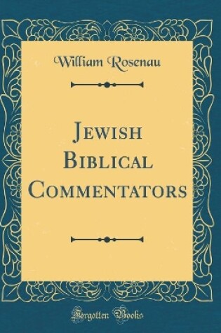 Cover of Jewish Biblical Commentators (Classic Reprint)