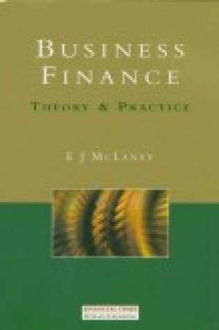 Cover of Business Finance Theory and Practice