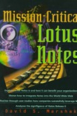 Cover of Mission Critical Lotus Notes