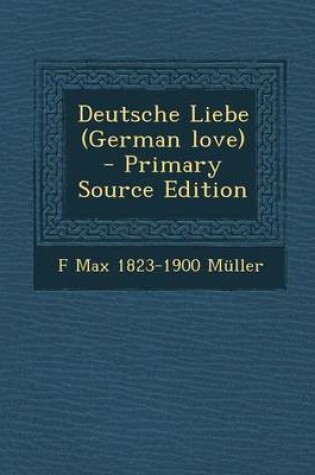 Cover of Deutsche Liebe (German Love)