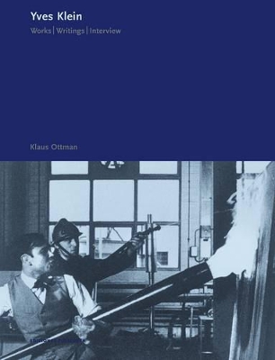 Book cover for Yves Klein: Works. Writings. Interviews