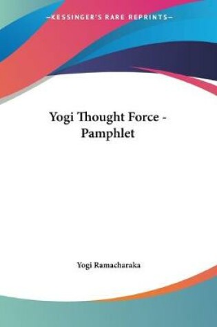 Cover of Yogi Thought Force - Pamphlet