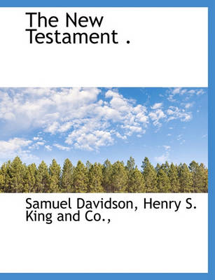 Book cover for The New Testament .