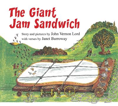 Book cover for The Giant Jam Sandwich Lap Board Book