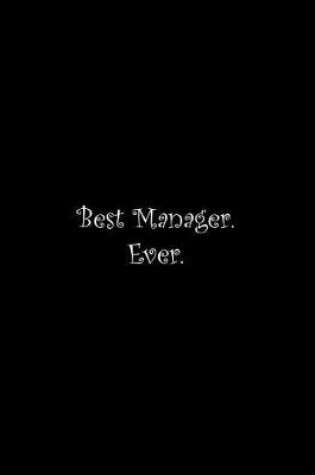 Cover of Best Manager. Ever