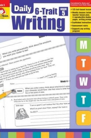 Cover of Daily 6-Trait Writing, Grade 5 Teacher Edition