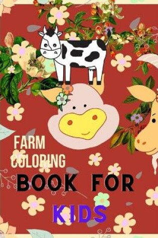 Cover of Farm coloring book for kids