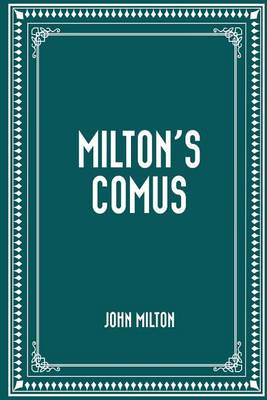 Book cover for Milton's Comus