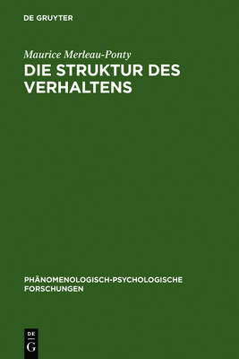 Cover of Die Struktur Des Verhaltens